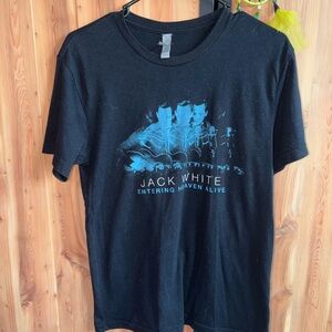 Jack White Entering Heaven Alive Black Graphic unisex T-Shirt